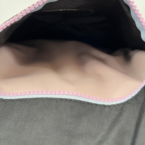 Kipling Seoul Backpack Nylon Iridescent Logo Adjustable Straps Laptop Sleeve - Picture 9 of 15